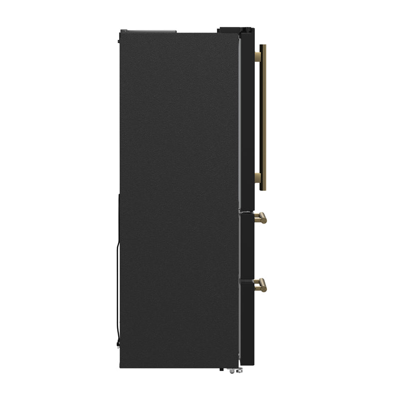 Load image into Gallery viewer, Forno Moena Espresso 36-Inch Black French Door Refrigerator, 19.2 Cu. Ft., Frost-Free, Automatic Ice Maker, ENERGY STAR Certified