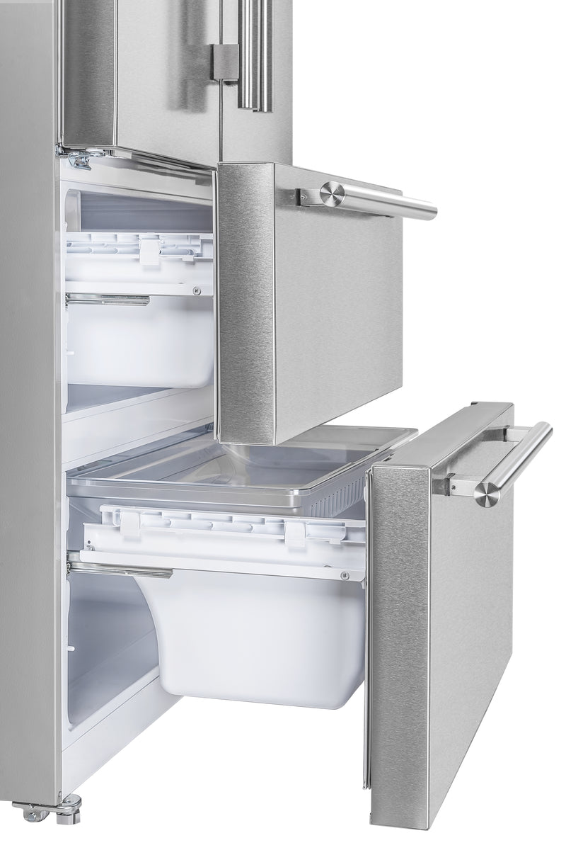 Load image into Gallery viewer, Forno Moena 36-Inch, Stainless Steel French Door Refrigerator - FFRBI1820-36SB