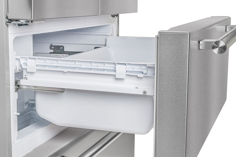 Load image into Gallery viewer, Forno Moena 36-Inch, Stainless Steel French Door Refrigerator - FFRBI1820-36SB