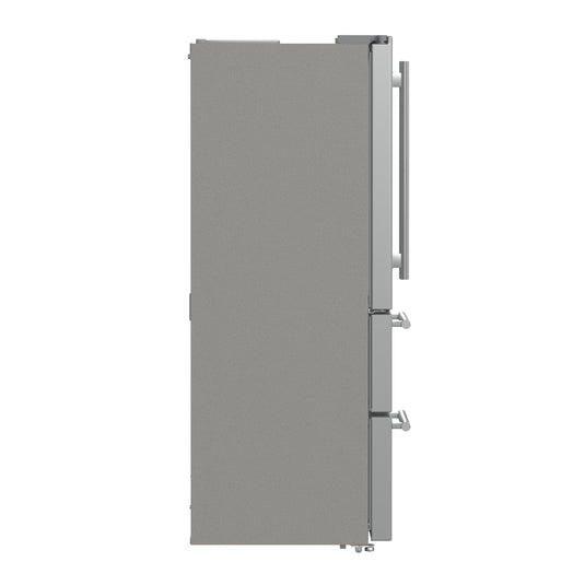Forno Moena 36-Inch French Door Refrigerator, 19.2 cu.ft, Counter Depth, Ice Maker, Stainless Steel Interior Panel, ENERGY STAR Certified