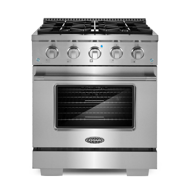 Load image into Gallery viewer, Cosmo Commercial-Style 30 inch, Stainless Steel Gas Range - COS-GRP304