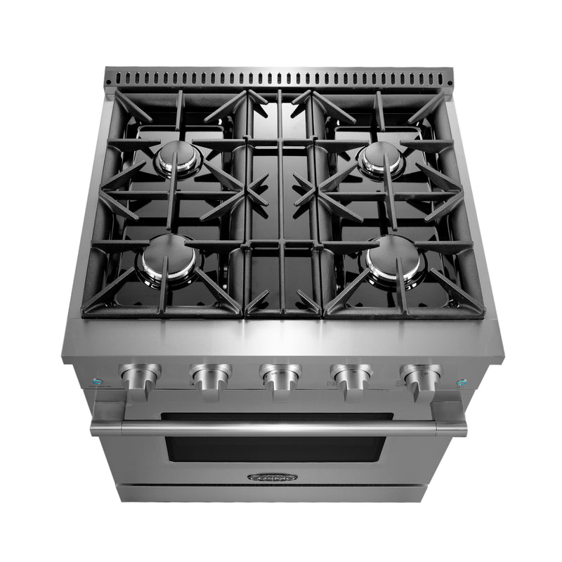 Load image into Gallery viewer, Cosmo Commercial-Style 30 inch, Stainless Steel Gas Range - COS-GRP304