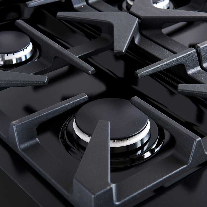 Load image into Gallery viewer, Forno Antico 36-Inch, Black Freestanding Gas Range with 6 Burners - FFSGS6219-36BLK