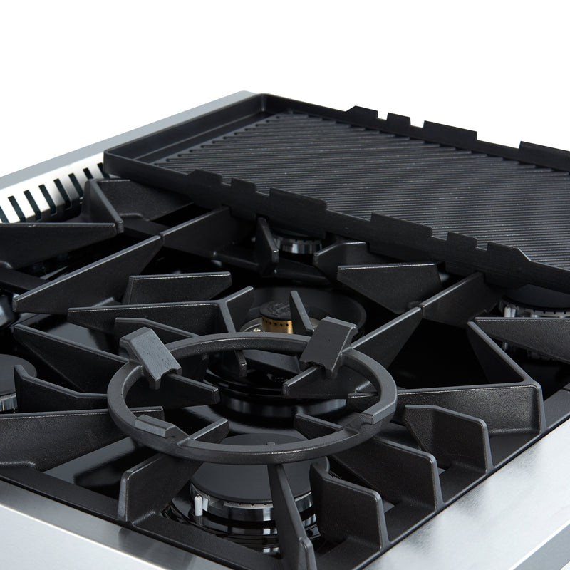 Load image into Gallery viewer, Forno Giovanni 30-inch, Black Gas Range with 5 Burners - FFSGS6274-30BLK