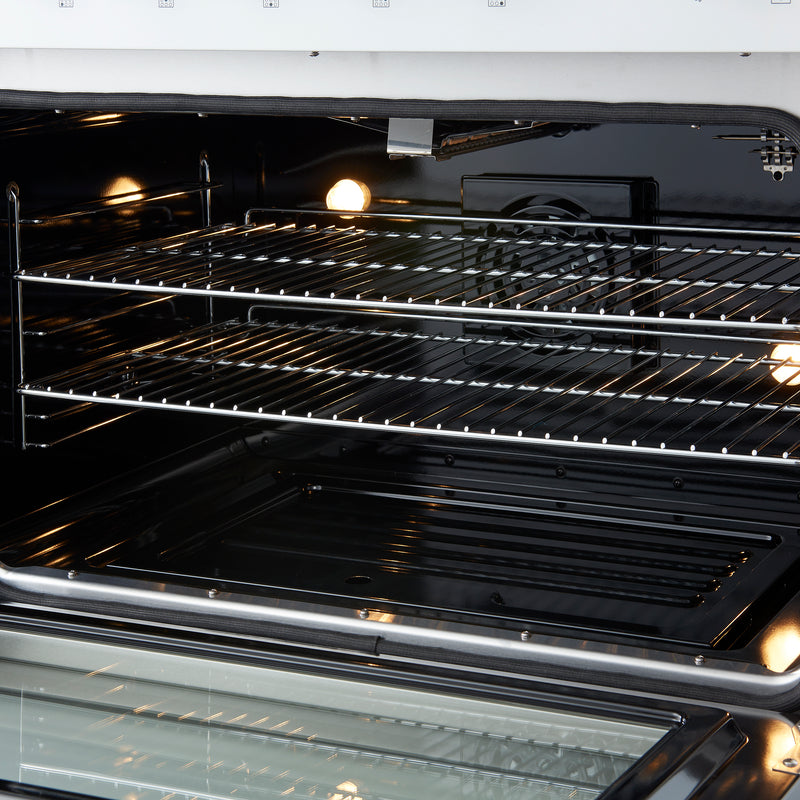 Load image into Gallery viewer, Marco 36-Inch Gas Range White & Antique Brass Design, 6 Burners 67,000 BTU, 5.36 cu.ft. Convection Oven
