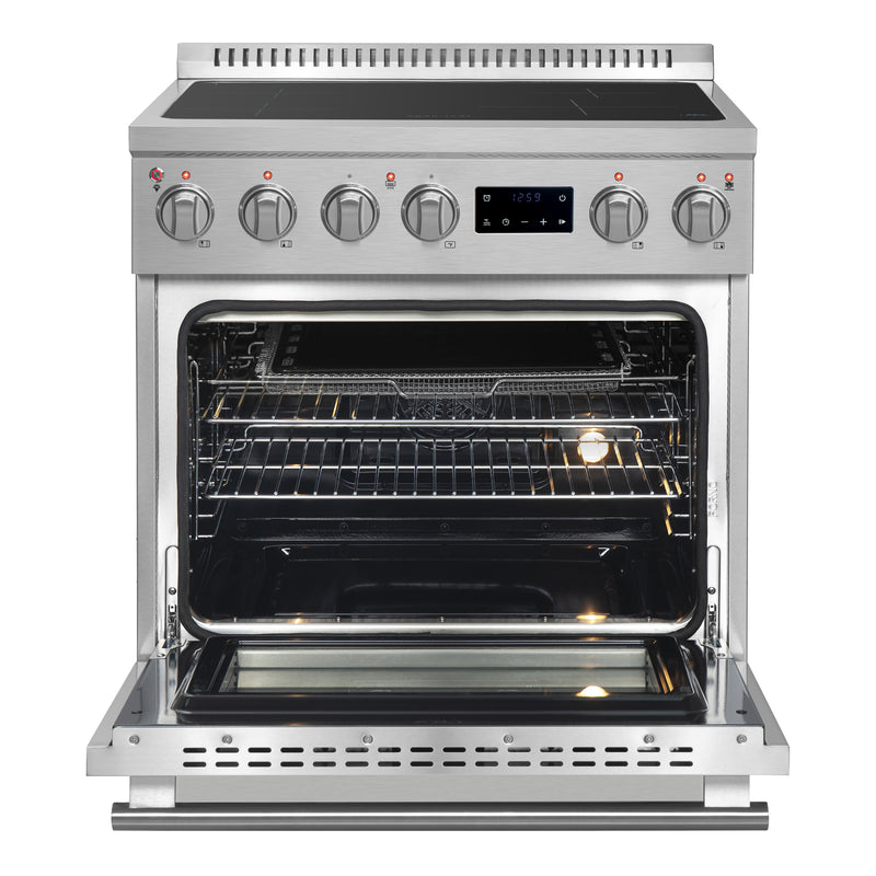 Load image into Gallery viewer, Forno Torino 30 Inch, Stainless Steel Induction Range with Air Fry - FFSIN0936-30