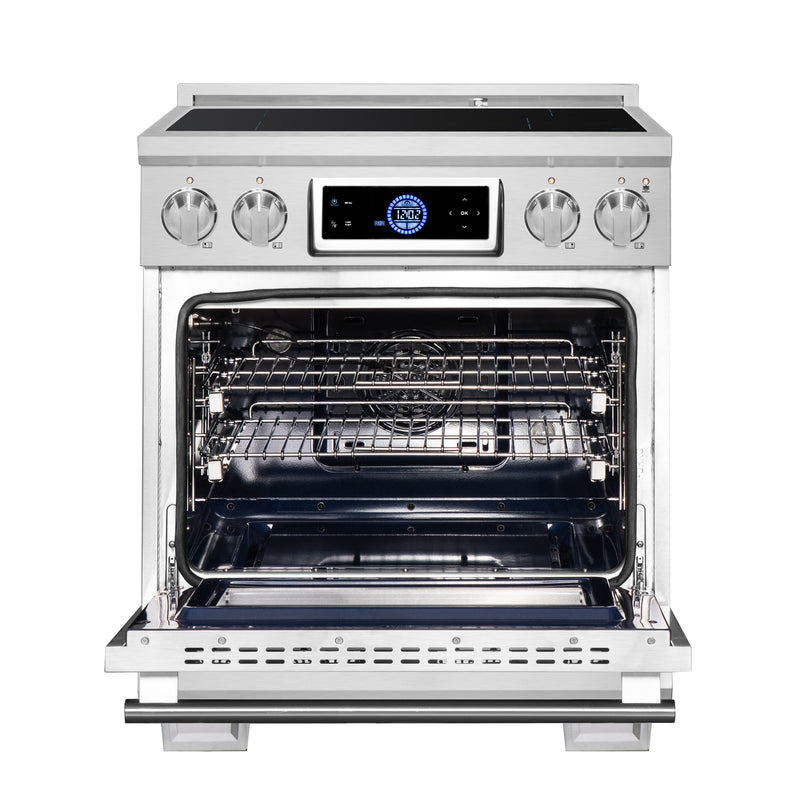 Load image into Gallery viewer, Forno Maximus 30 Inch, Stainless Steel Induction Range with Air Fryer - FFSIN0968-30