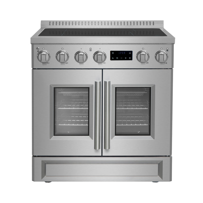 Load image into Gallery viewer, Forno Torino 30 Inch, Stainless Steel French Door Induction Range with Air Fryer - FFSIN0950-30