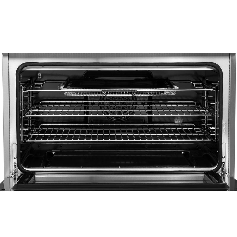 Load image into Gallery viewer, Forno Torino 36 Inch, Stainless Steel French Door Induction Range with Air Fryer - FFSIN0950-36