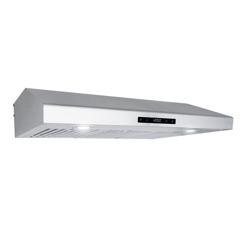 Load image into Gallery viewer, Cosmo 30 in. Under Cabinet Range Hood with Digital Touch Controls, 3-Speed Fan, LED Lights and Permanent Filters in Stainless Stee