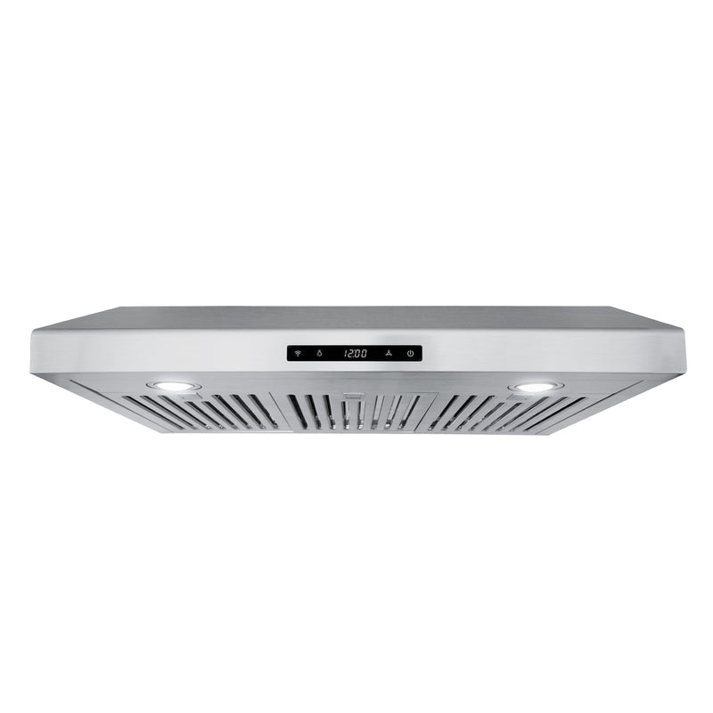 Load image into Gallery viewer, Cosmo 30 in. Under Cabinet Range Hood with Digital Touch Controls, 3-Speed Fan, LED Lights and Permanent Filters in Stainless Stee