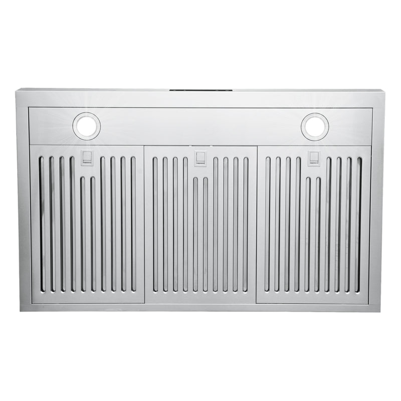Load image into Gallery viewer, Cosmo 36 in. Under Cabinet Range Hood with Digital Touch Controls, 3-Speed Fan, LED Lights and Permanent Filters in Stainless Steel