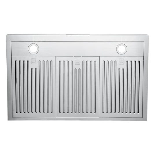 Cosmo 36 in. Under Cabinet Range Hood with Digital Touch Controls, 3-Speed Fan, LED Lights and Permanent Filters in Stainless Steel