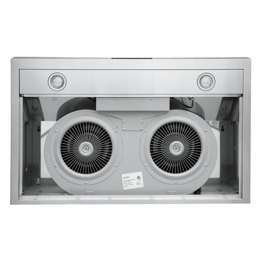 Cosmo 36 in. Under Cabinet Range Hood with Digital Touch Controls, 3-Speed Fan, LED Lights and Permanent Filters in Stainless Steel