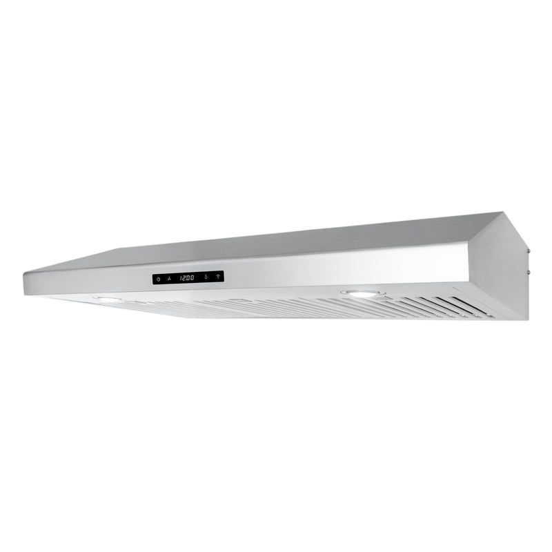 Load image into Gallery viewer, Cosmo 36 in. Under Cabinet Range Hood with Digital Touch Controls, 3-Speed Fan, LED Lights and Permanent Filters in Stainless Steel