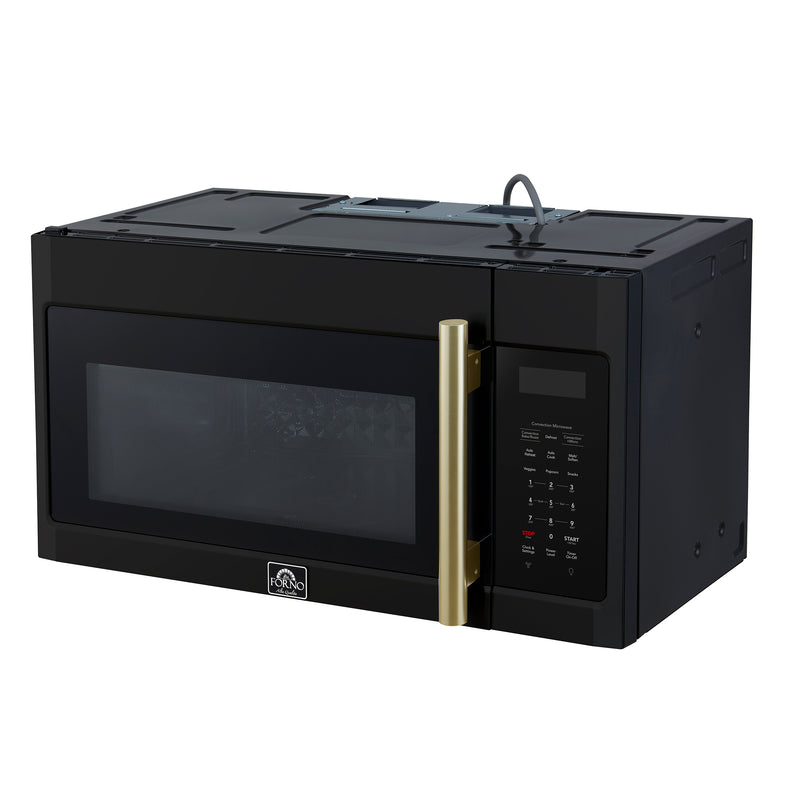Load image into Gallery viewer, Forno Fornace 30-Inch, Black Over the Range Convection Microwave - FOTR3038-30BLK