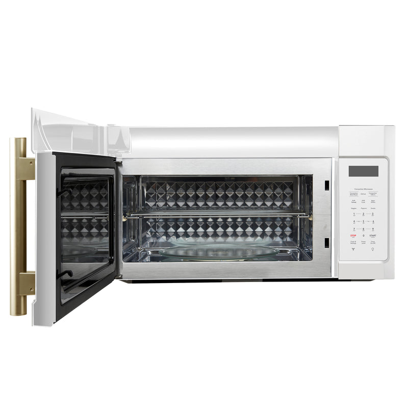 Load image into Gallery viewer, Forno Fornace 30-Inch, White Over the Range Convection Microwave - FOTR3038-30WHT