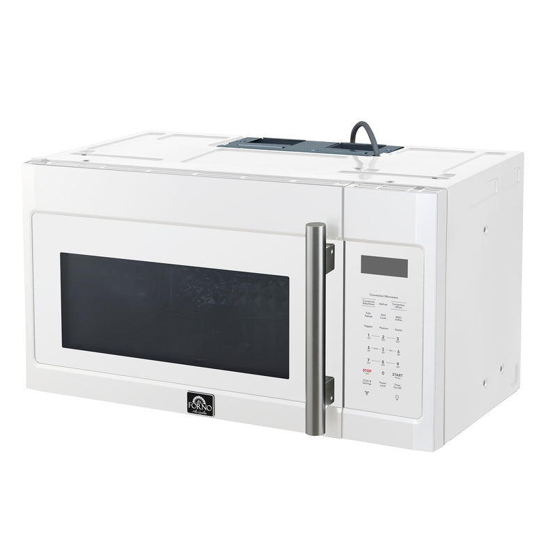 Load image into Gallery viewer, Forno Fornace 30-Inch, White Over the Range Convection Microwave - FOTR3038-30WHT