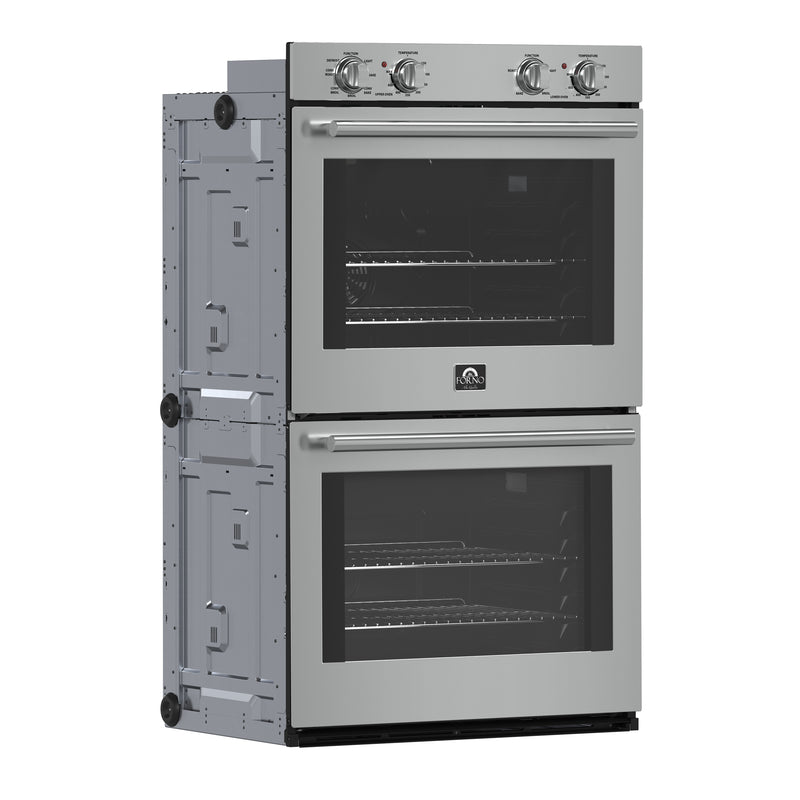 Load image into Gallery viewer, Forno Vomero 30-Inch, Stainless Steel Double Wall Oven - FBOEL1324-30