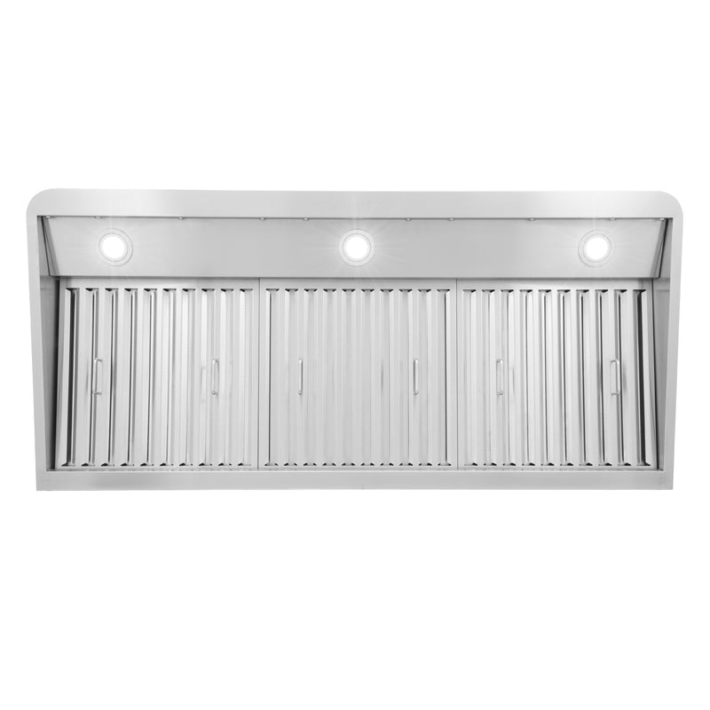 Load image into Gallery viewer, Cosmo 48 in. Ducted Under Cabinet Range Hood with Soft-Touch Controls, Permanent Filters, 4-Speed Fan, LED Lights in Stainless Steel