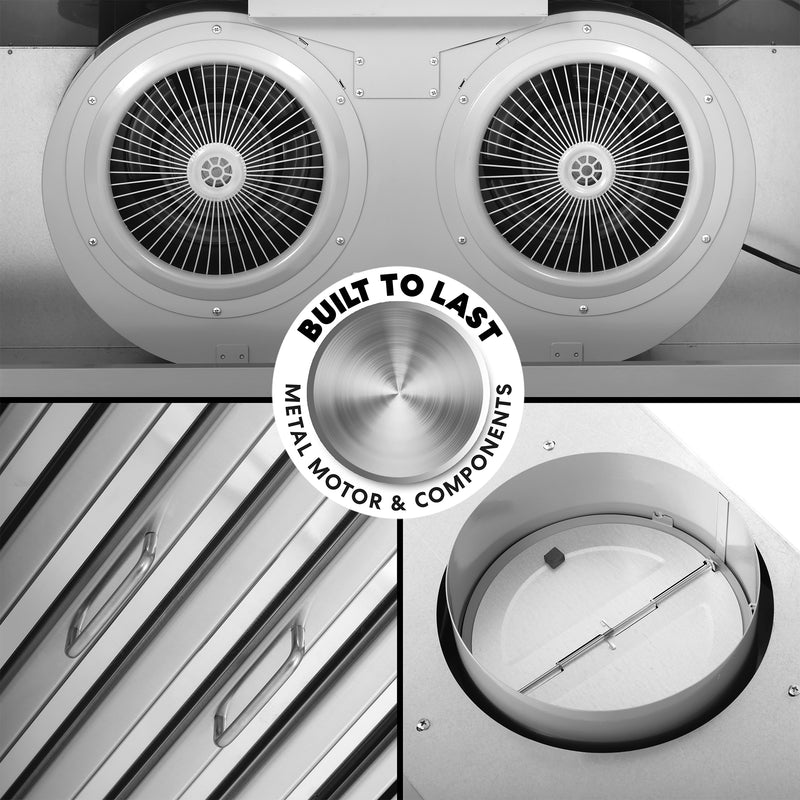 Load image into Gallery viewer, Cosmo 36 inch, Stainless Steel Under Cabinet Range Hood - COS-QB90