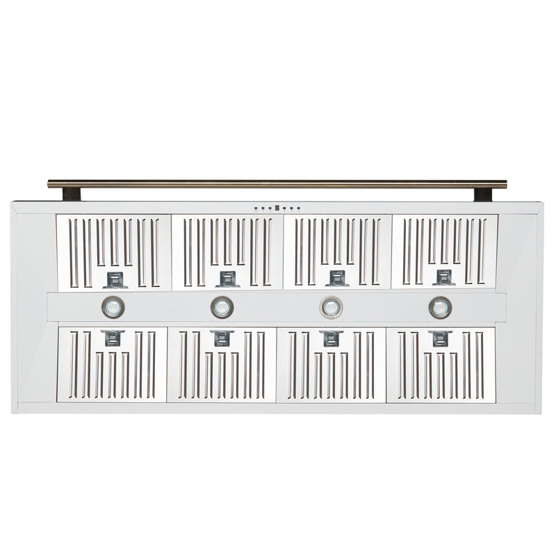 Load image into Gallery viewer, Forno Aria 60 Inch, White Wall-Mounted Range Hood - FRHWM5095-60WHT