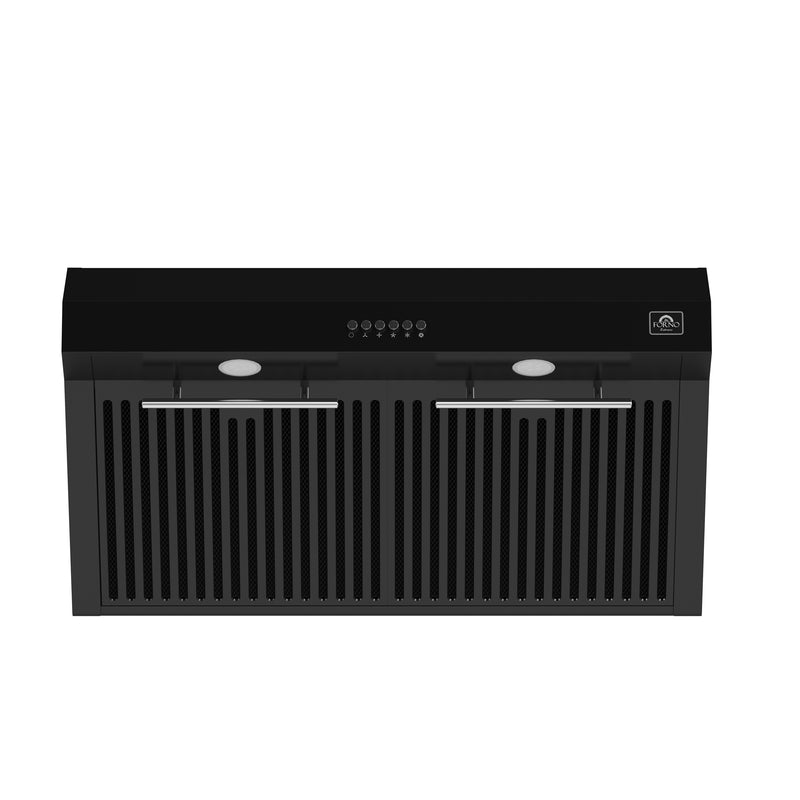 Load image into Gallery viewer, Forno Bari Espresso 30-Inch, Black Under Cabinet Range Hood - FRHUC5255-30BLK