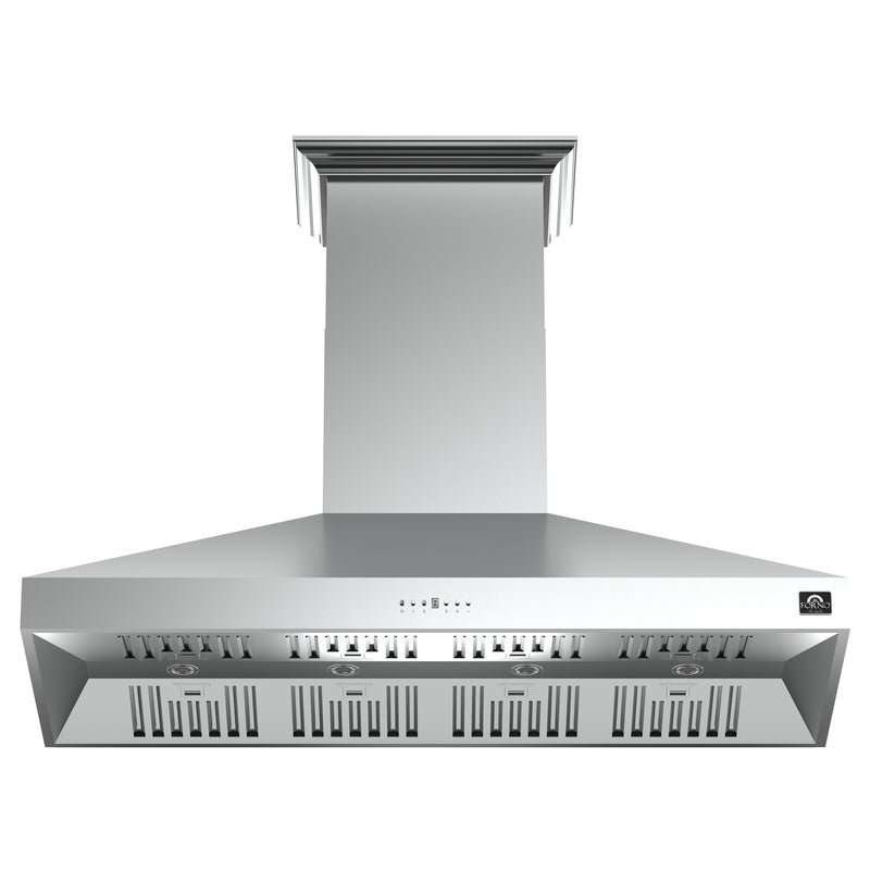 Load image into Gallery viewer, Forno Orvieto 60-Inch Wall Mount Range Hood, LED Lighting, Heavy Duty, Stainless Steel
