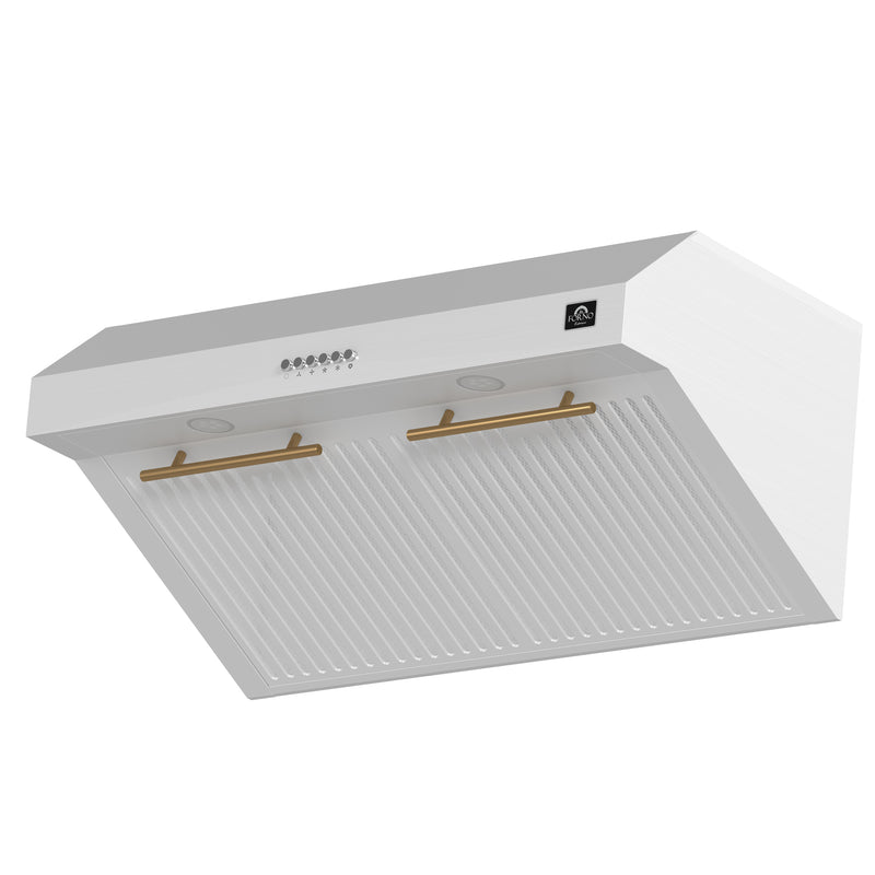 Load image into Gallery viewer, Forno Bari Espresso 30-Inch, White Under Cabinet Range Hood - FRHUC5255-30WHT