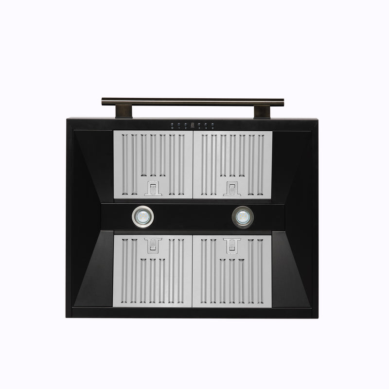 Load image into Gallery viewer, Forno Aria 30 Inch, Black Wall-Mounted Range Hood - FRHWM5095-30BLK