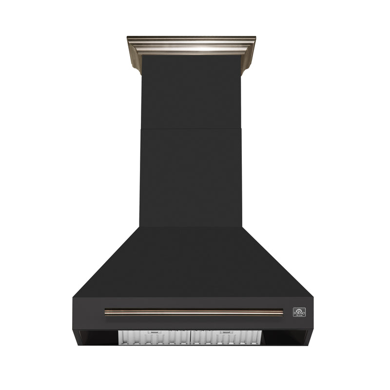 Load image into Gallery viewer, Forno Aria 30 Inch, Black Wall-Mounted Range Hood - FRHWM5095-30BLK