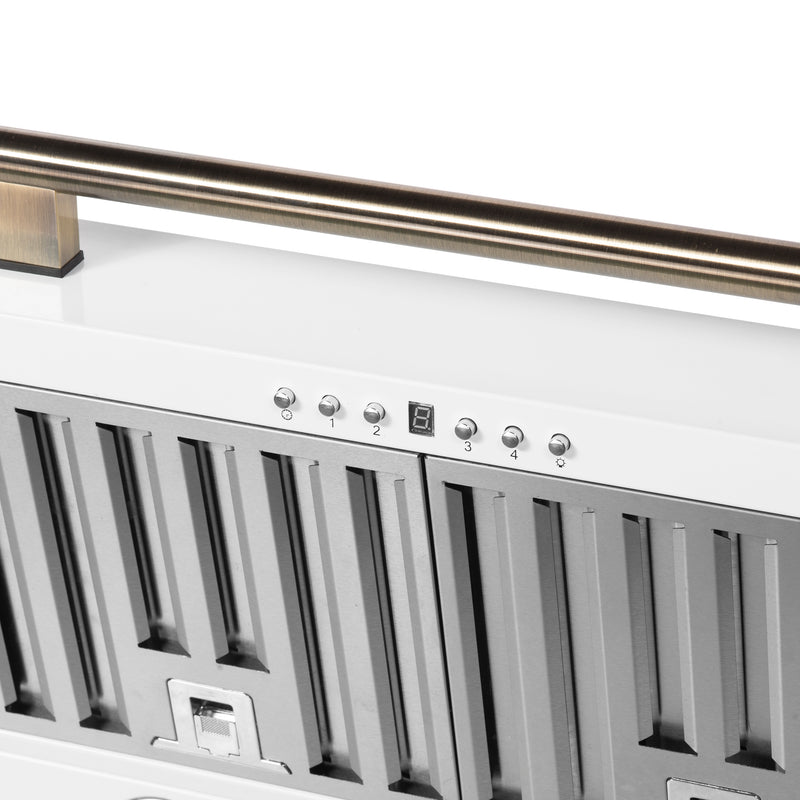 Load image into Gallery viewer, Forno Aria 30 Inch, White Wall-Mounted Range Hood - FRHWM5095-30WHT