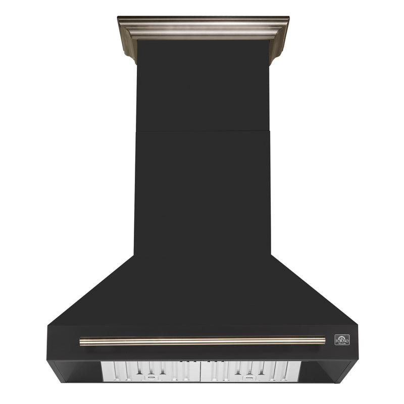 Load image into Gallery viewer, Forno Aria 36 Inch, Black Wall-Mounted Range Hood - FRHWM5095-36BLK