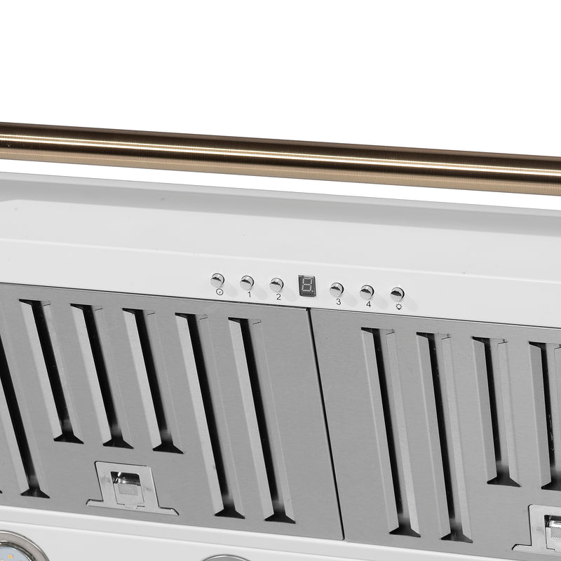 Load image into Gallery viewer, Forno Aria 36 Inch, White Wall-Mounted Range Hood - FRHWM5095-36WHT