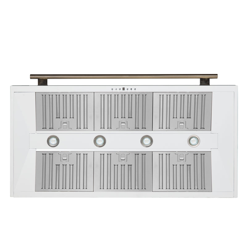 Load image into Gallery viewer, Forno Aria 48 Inch, White Wall-Mounted Range Hood - FRHWM5095-48WHT