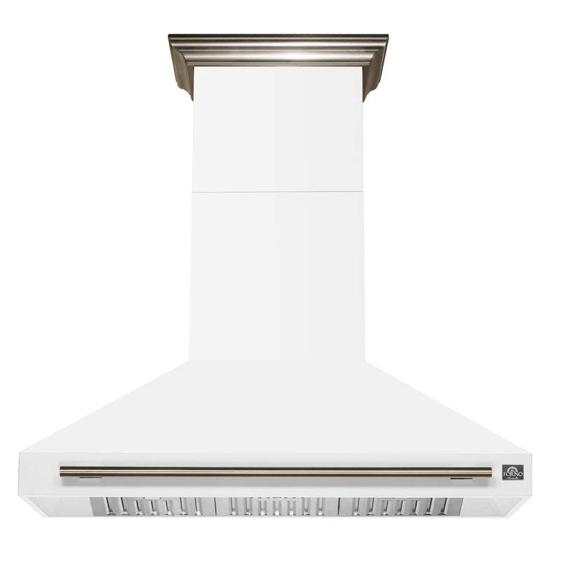 Load image into Gallery viewer, Forno Aria 48 Inch Wall-Mounted Range Hood in White