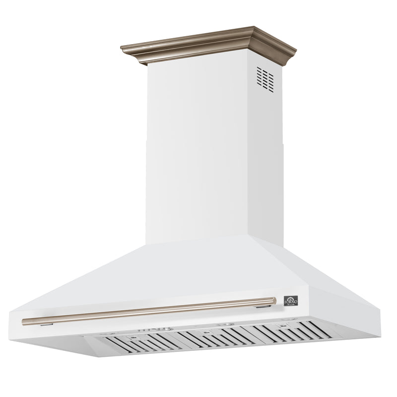 Load image into Gallery viewer, Forno Aria 48 Inch Wall-Mounted Range Hood in White