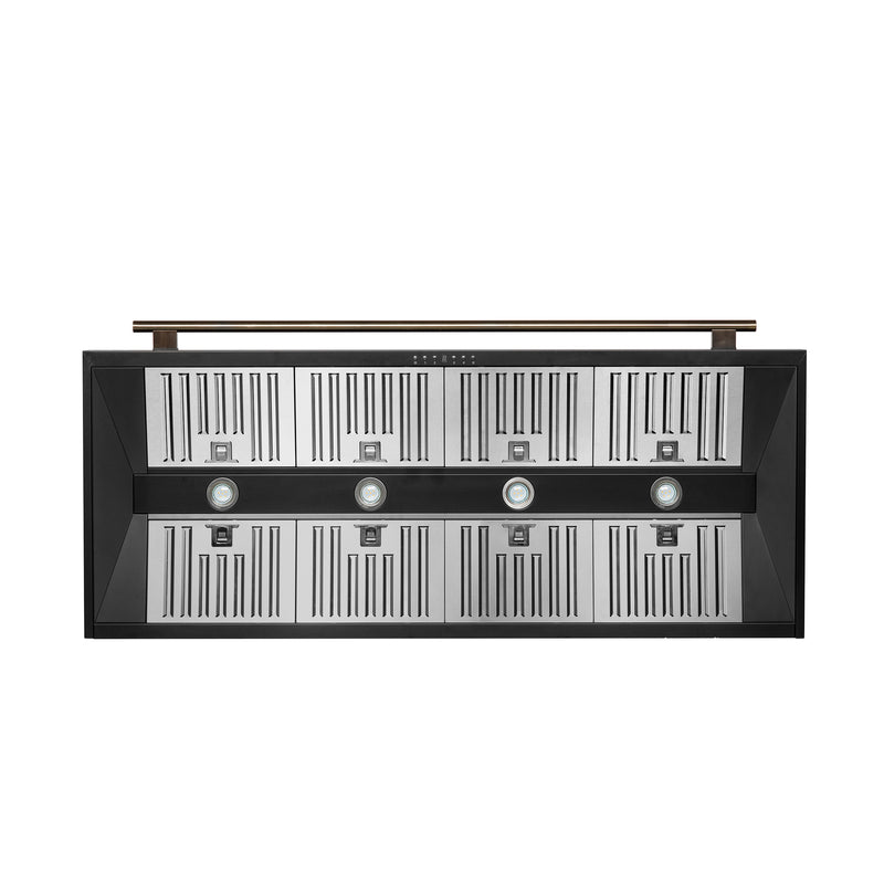 Load image into Gallery viewer, Forno Aria 60 Inch, Black Wall-Mounted Range Hood - FRHWM5095-60BLK
