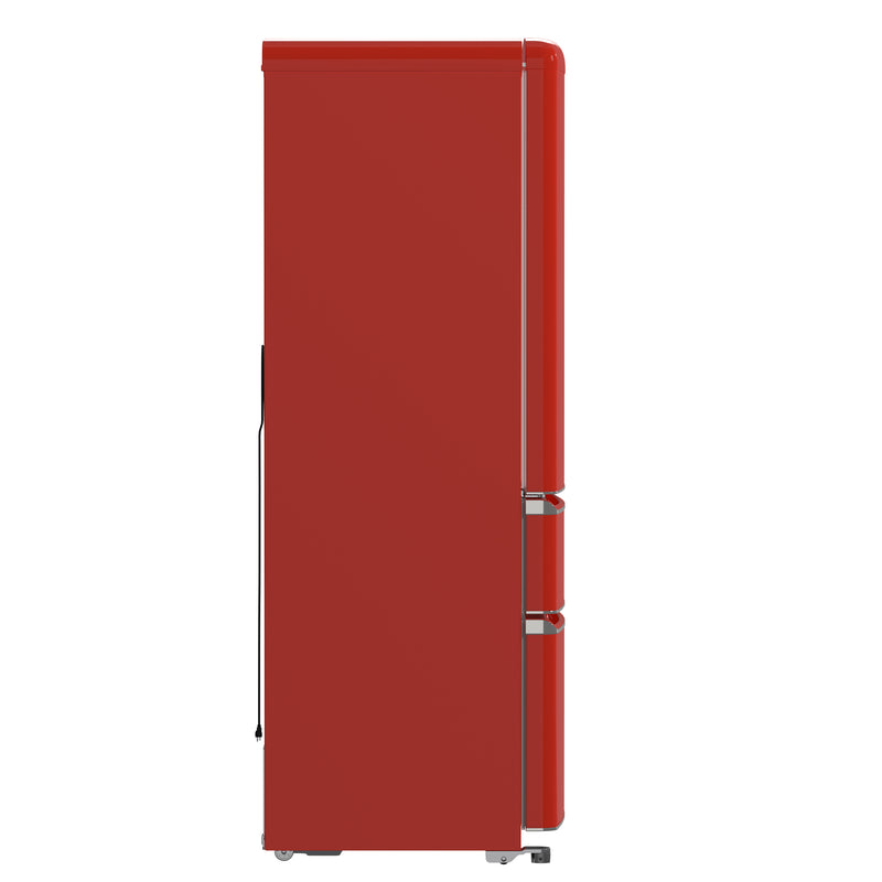 Load image into Gallery viewer, Forno Luigi 33-Inch French Door Refrigerator, 18 cu.ft, Red Finish, Handle-Free Design, ENERGY STAR Certified