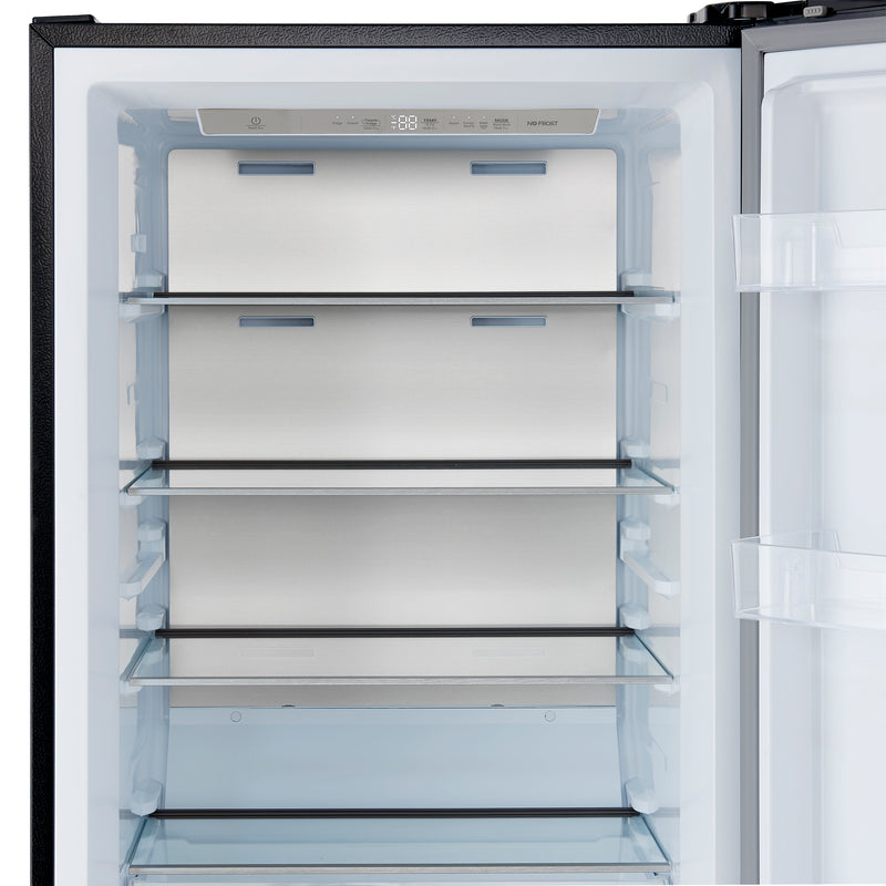 Load image into Gallery viewer, Forno Maderno 28-Inch, Black Convertible Freezer/Refrigerator with Right Swing - FFFFD1722-28BLK-RS
