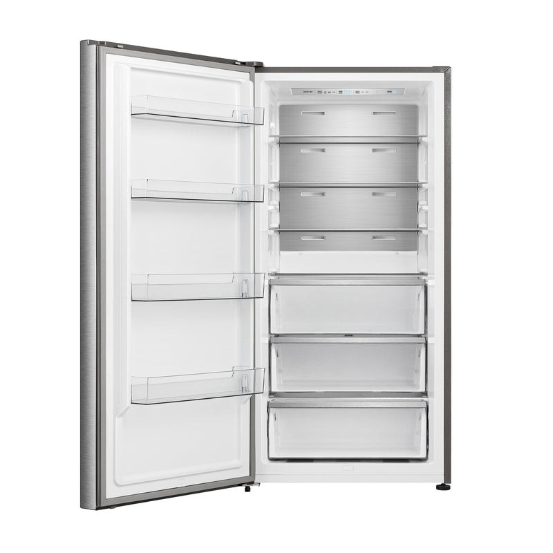 Load image into Gallery viewer, Forno Maderno 28 inch, Stainless Steel Convertible Freestanding Refrigerator/Freezer with Left Swing - FFFFD1722-28LS