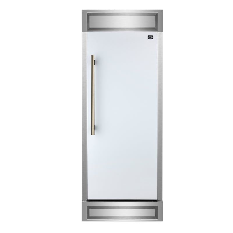 Load image into Gallery viewer, Forno Maderno 28-Inch, White Built-In Convertible Refrigerator with Right Swing - FFFFD1722-32RMG-WHT