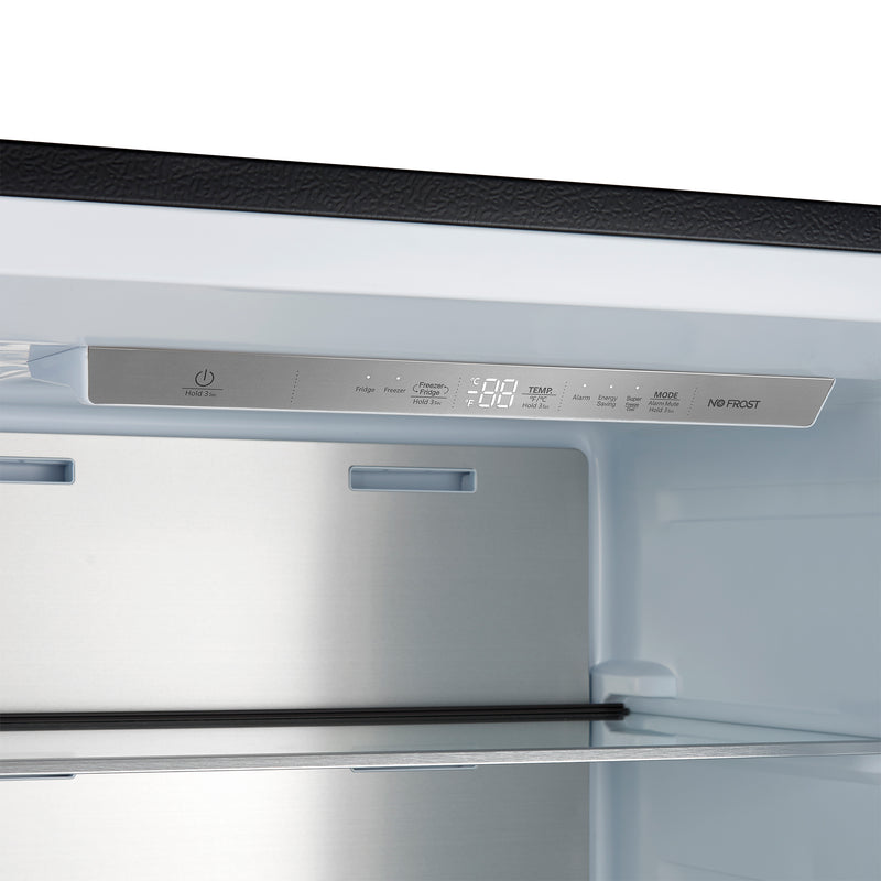 Load image into Gallery viewer, Forno Maderno 28-Inch, Black Convertible Freezer/Refrigerator with Right Swing - FFFFD1722-28BLK-RS
