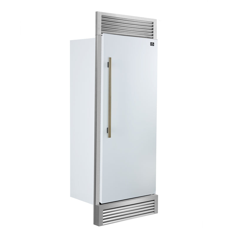Load image into Gallery viewer, Forno Maderno 28-Inch, White Built-In Convertible Refrigerator with Right Swing - FFFFD1722-32RSG-WHT