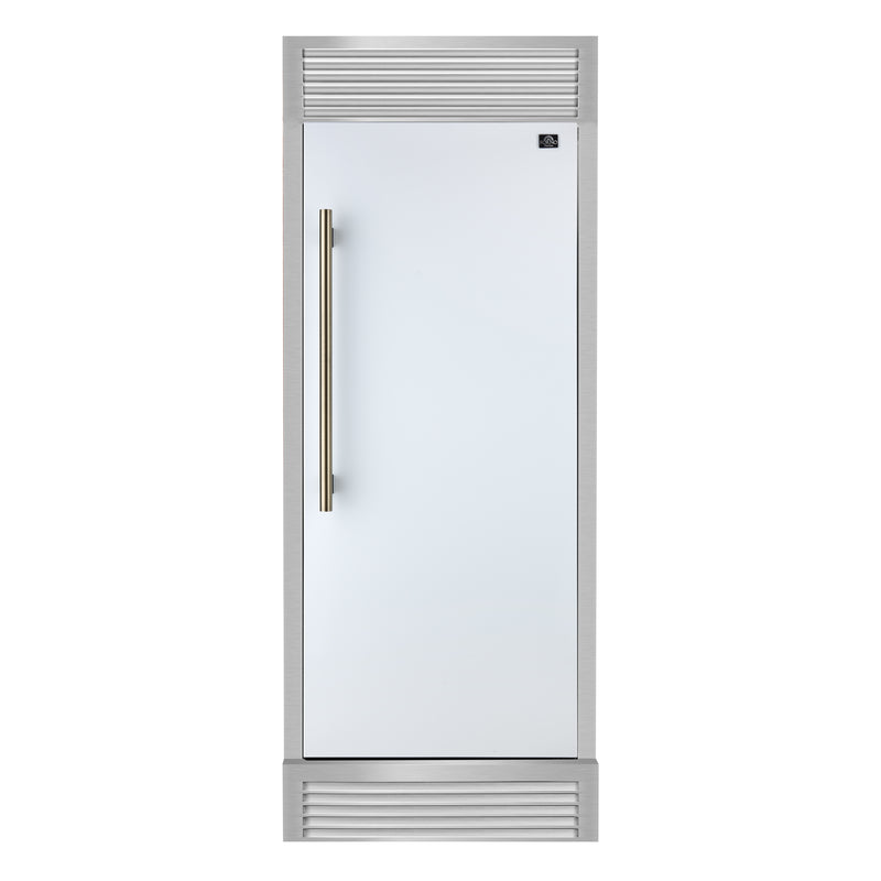 Load image into Gallery viewer, Forno Maderno 28-Inch, White Built-In Convertible Refrigerator with Right Swing - FFFFD1722-32RSG-WHT