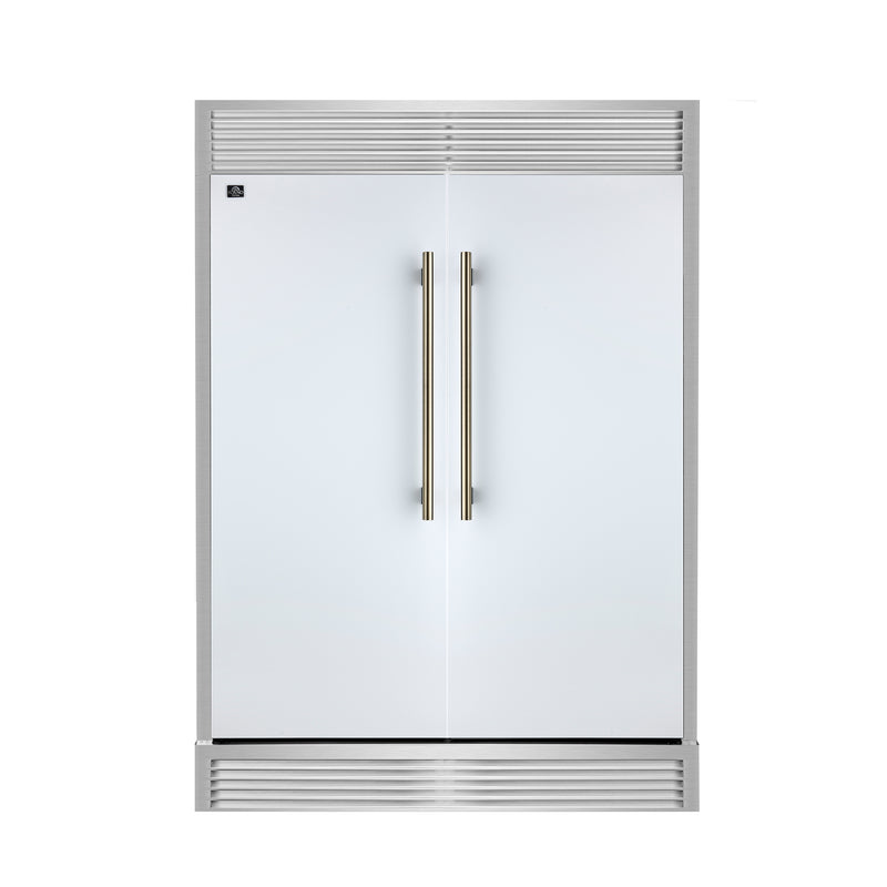 Load image into Gallery viewer, Forno Maderno 2-28-Inch, White Wide Convertible Refrigerator/Freezer - FFFFD1722-60SG-WHT
