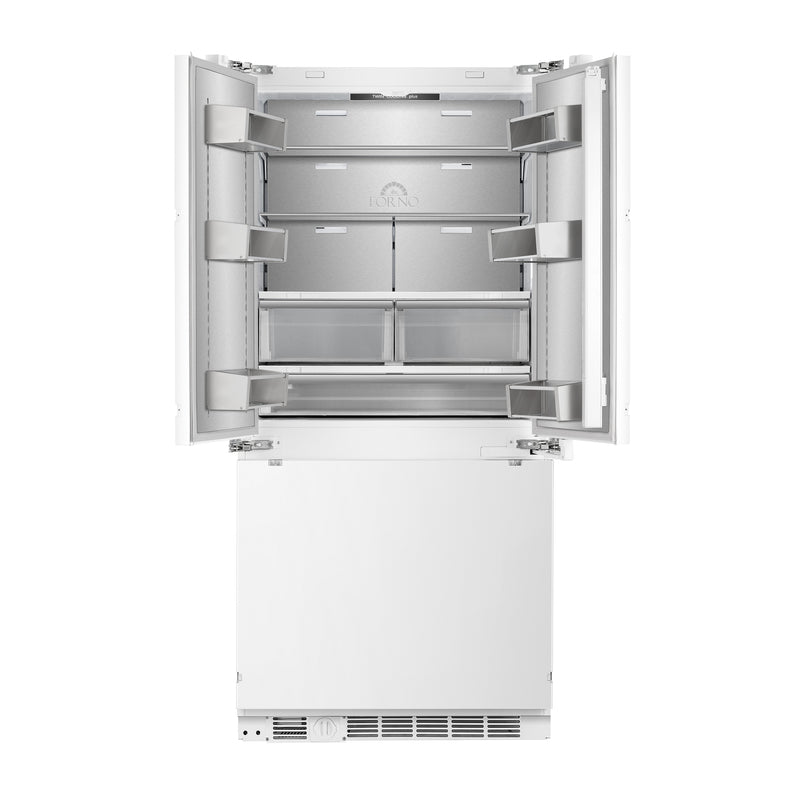Load image into Gallery viewer, Forno Rivestito Panel Ready Refrigerator, French Door, 36 Inch, Energy Star, Fast Freeze