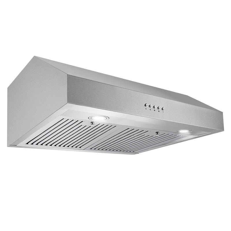 Load image into Gallery viewer, Cosmo 30 in. Ducted Under Cabinet Range Hood in Stainless Steel with LED Lighting and Permanent Filters