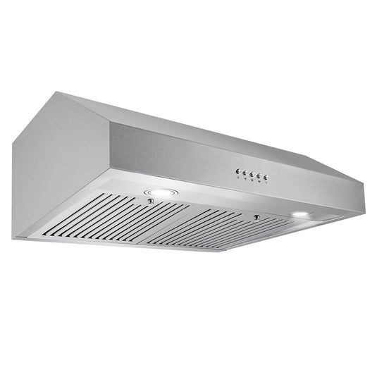 Cosmo 30 in. Ducted Under Cabinet Range Hood in Stainless Steel with LED Lighting and Permanent Filters