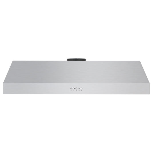 Cosmo 36 in. Under Cabinet Range Hood with Push Button Controls, 3-Speed Fan, LED Lights and Permanent Filters in Stainless Steel